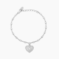 Bracciale cuore pendente