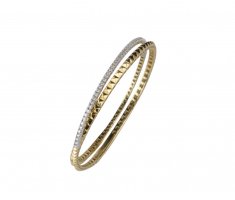 Bracciale flessibile con diamanti