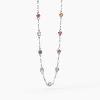 Girocollo punti luce multicolor