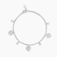 Bracciale con cuori