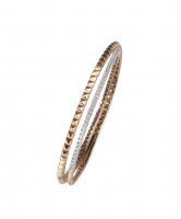 Bracciale flessibile con diamanti