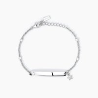 Bracciale con targhetta