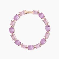 Bracciale con pietre rosa