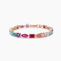 Bracciale con pietre colorate