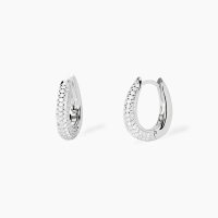 Orecchini in argento con zirconi