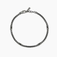 Bracciale con catena veneta brunita