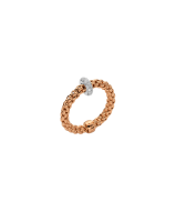 Anello FOPE rosa con brillanti