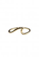 Anello onda giallo