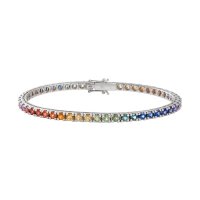 Bracciale tennis rainbow