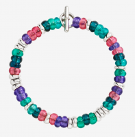 Bracciale rondelle colorato