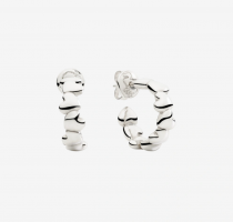 Orecchini cuore argento