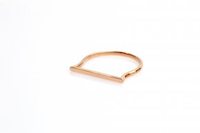 Anello barretta rosa