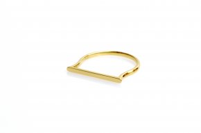 Anello barretta giallo