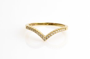Anello punta giallo prezioso