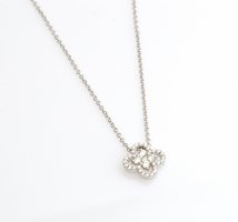 Collana con pendente brillantini