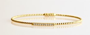 Bracciale rigido giallo