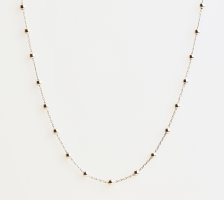 Collana bollicine bianca