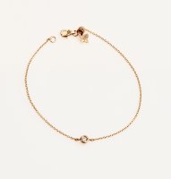 Bracciale punto luce rosa