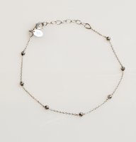 Bracciale bollicine bianco diamantato