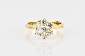 Anello fiore giallo