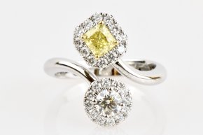 Anello contrarié fancy