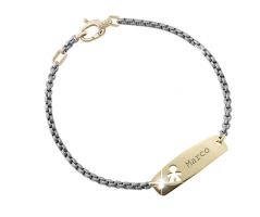 Bracciale uomo per nascita bimbo