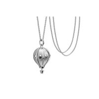 Collana suonamore mongolfiera bianca