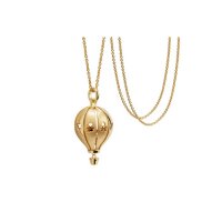 Collana suonamore mongolfiera gialla